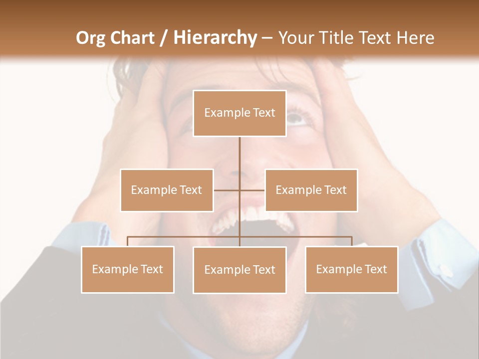 Close-Up Of Niagara Falls PowerPoint Template