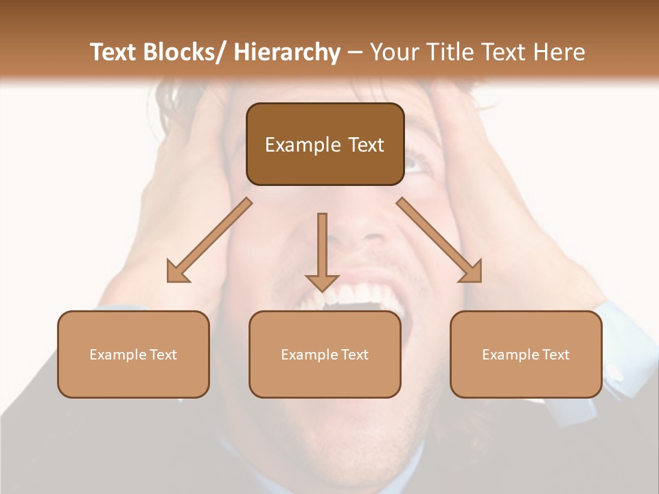 Close-Up Of Niagara Falls PowerPoint Template