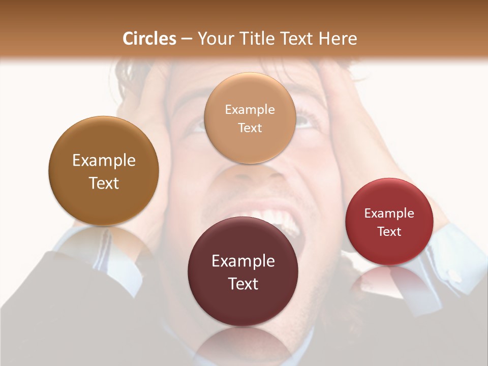 Close-Up Of Niagara Falls PowerPoint Template