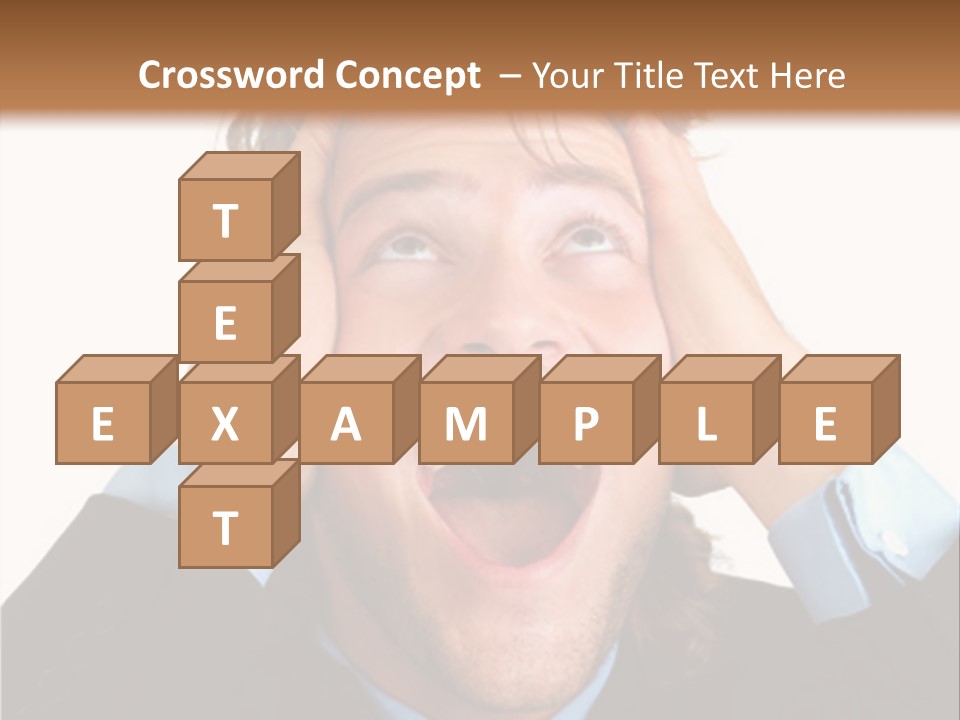 Close-Up Of Niagara Falls PowerPoint Template