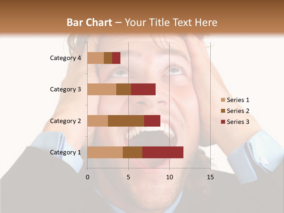 Close-Up Of Niagara Falls PowerPoint Template
