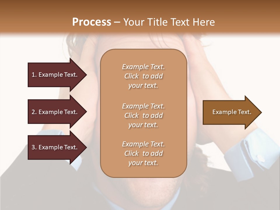 Close-Up Of Niagara Falls PowerPoint Template