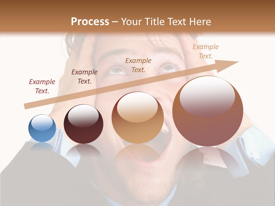 Close-Up Of Niagara Falls PowerPoint Template