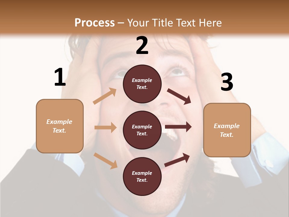 Close-Up Of Niagara Falls PowerPoint Template