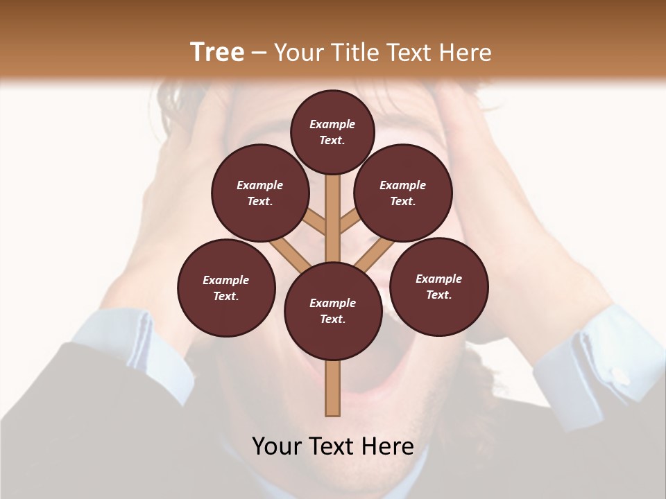 Close-Up Of Niagara Falls PowerPoint Template