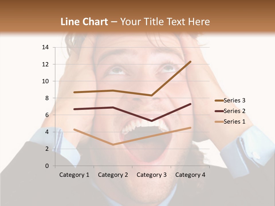 Close-Up Of Niagara Falls PowerPoint Template