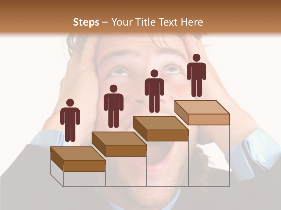 Close-Up Of Niagara Falls PowerPoint Template