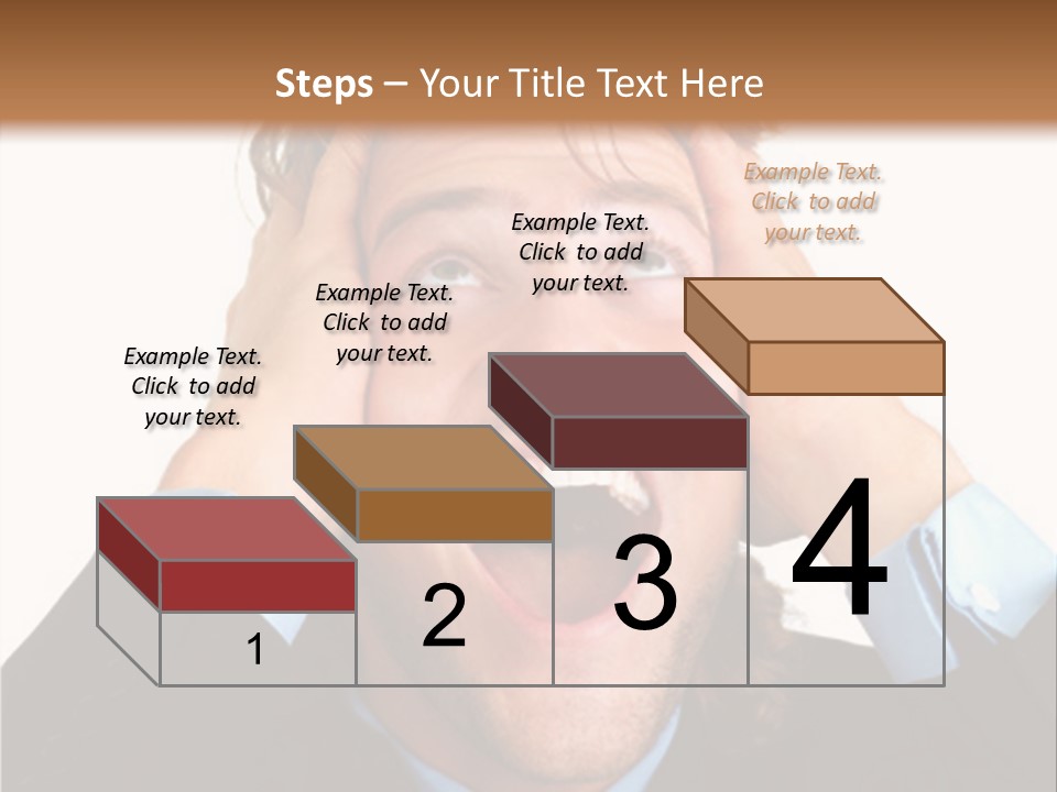 Close-Up Of Niagara Falls PowerPoint Template