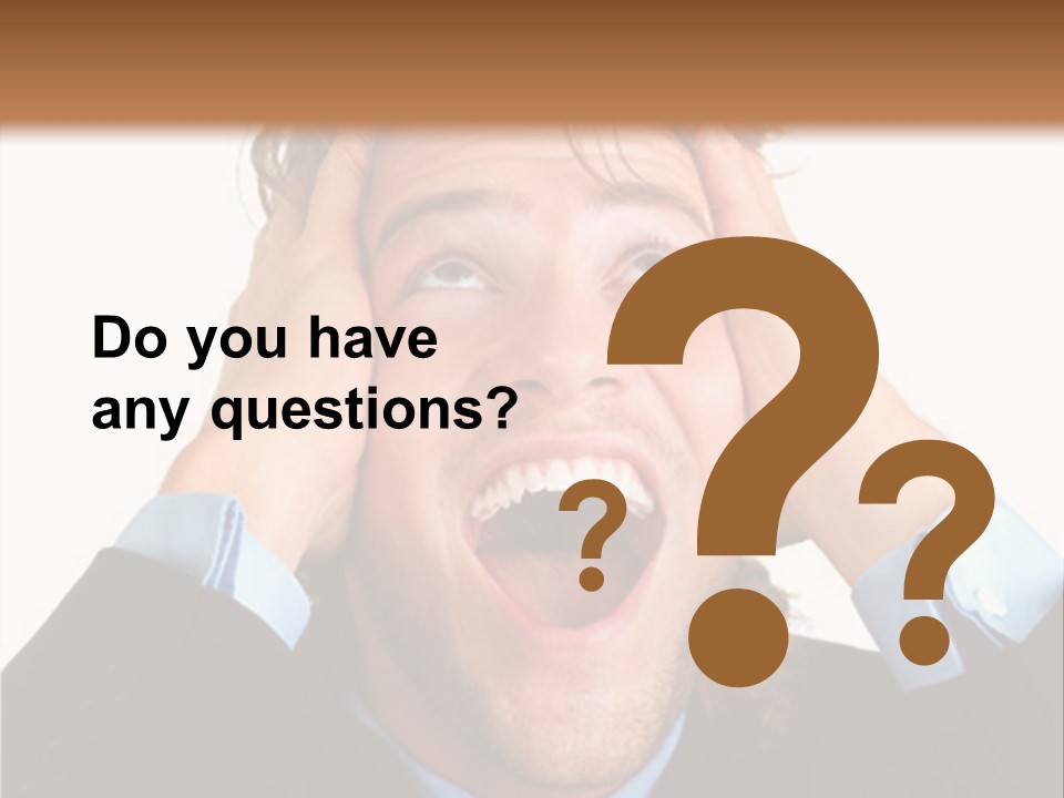 Close-Up Of Niagara Falls PowerPoint Template