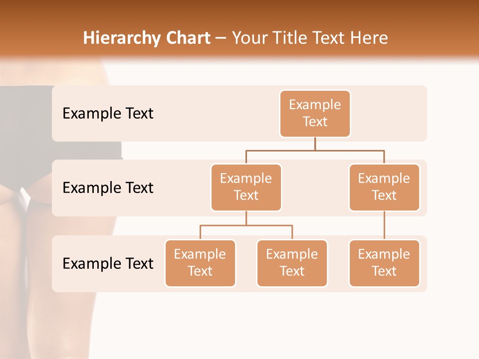 Back And Ass Of Beautiful Woman Isolated On White With A Lot Of Copy-Space PowerPoint Template