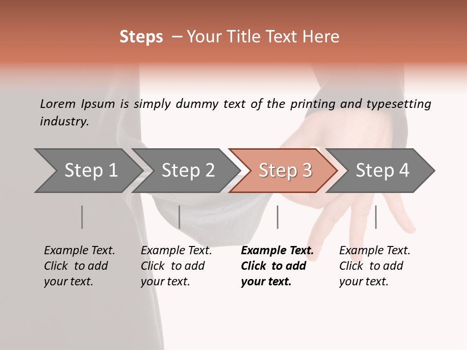 Businessman Show Empty Pocket PowerPoint Template