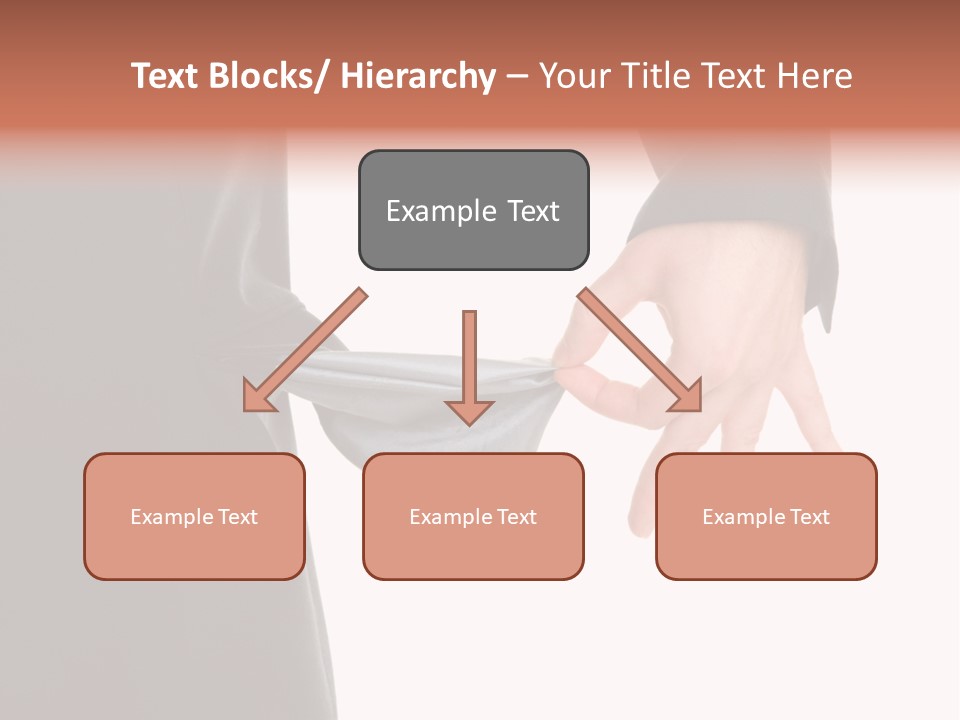 Businessman Show Empty Pocket PowerPoint Template