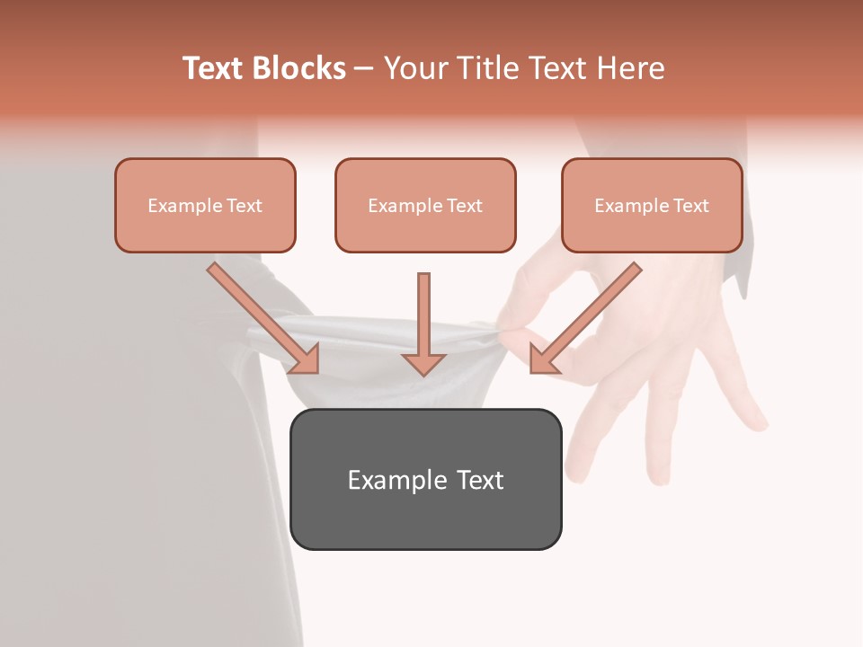 Businessman Show Empty Pocket PowerPoint Template