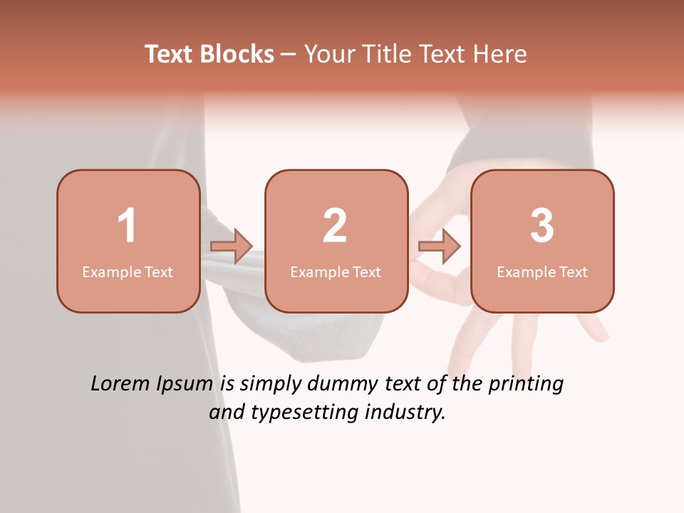 Businessman Show Empty Pocket PowerPoint Template