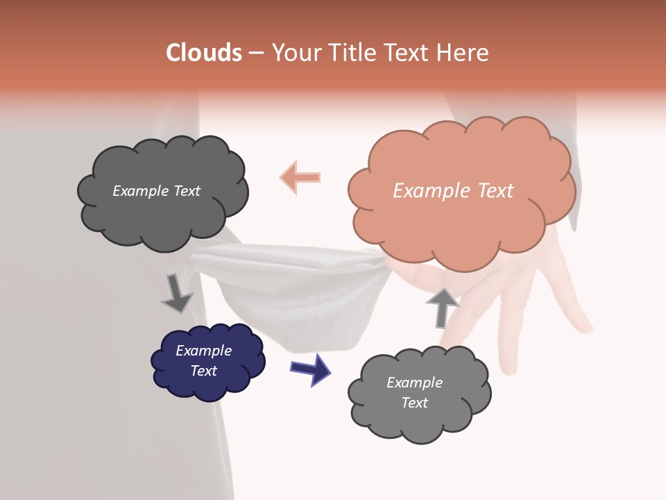 Businessman Show Empty Pocket PowerPoint Template
