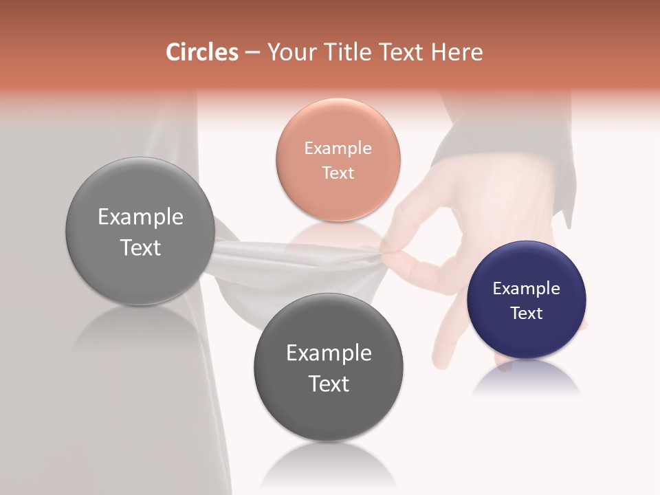 Businessman Show Empty Pocket PowerPoint Template