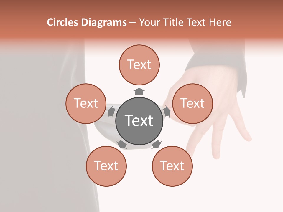 Businessman Show Empty Pocket PowerPoint Template