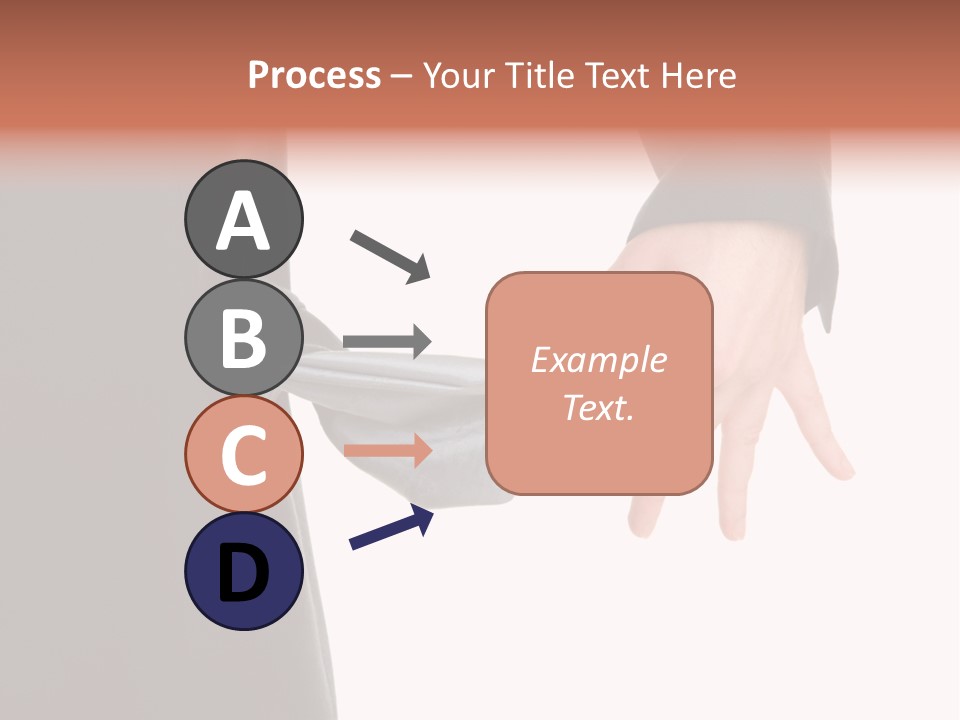 Businessman Show Empty Pocket PowerPoint Template