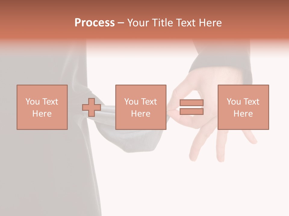 Businessman Show Empty Pocket PowerPoint Template