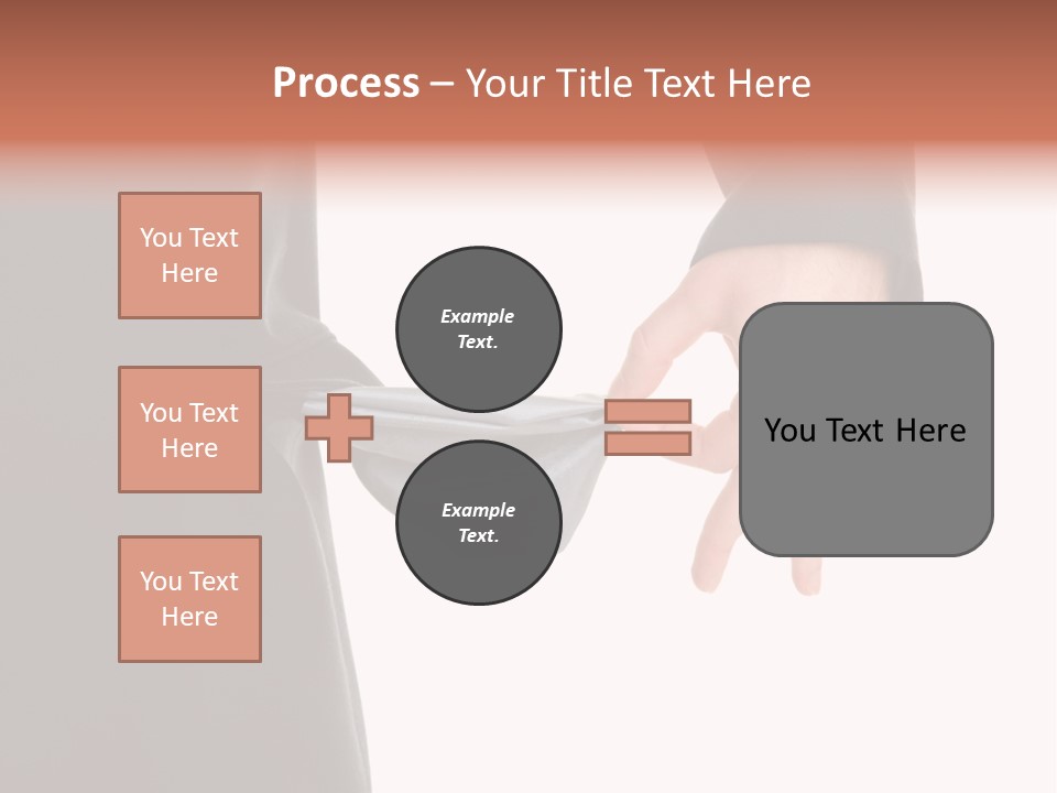 Businessman Show Empty Pocket PowerPoint Template