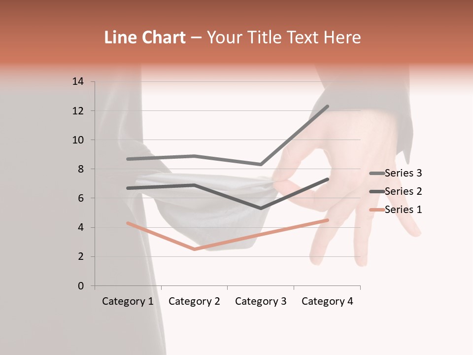 Businessman Show Empty Pocket PowerPoint Template