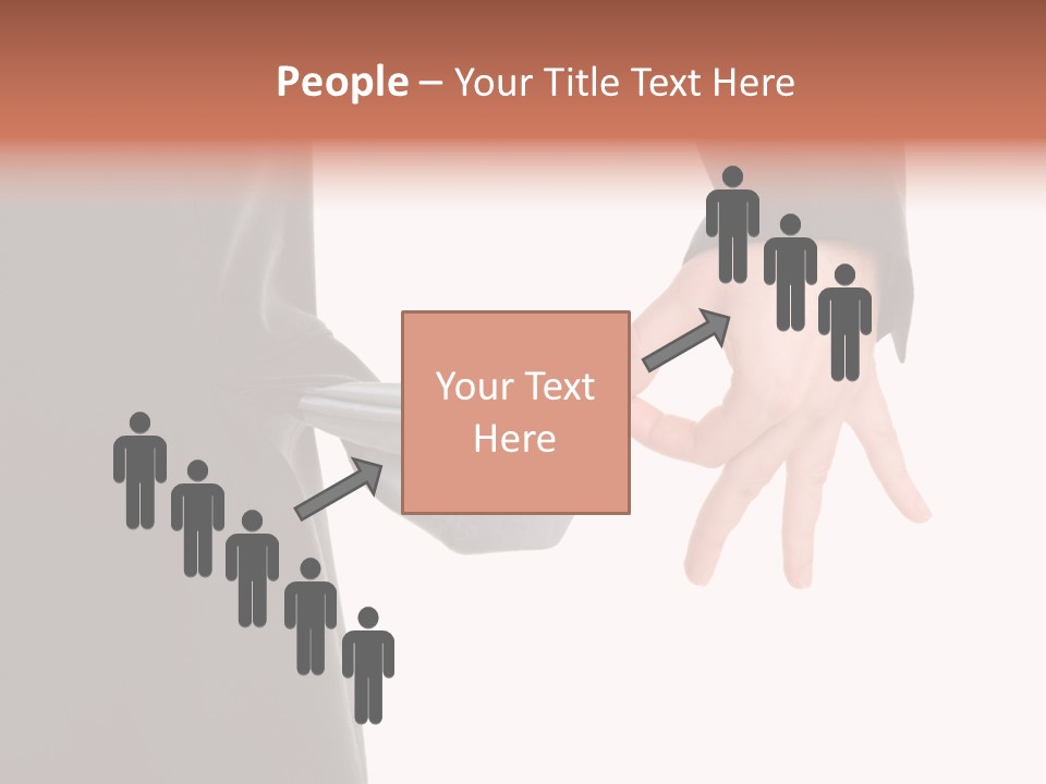 Businessman Show Empty Pocket PowerPoint Template