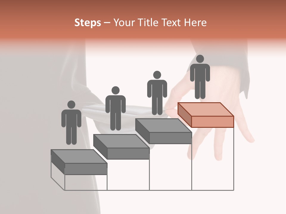 Businessman Show Empty Pocket PowerPoint Template