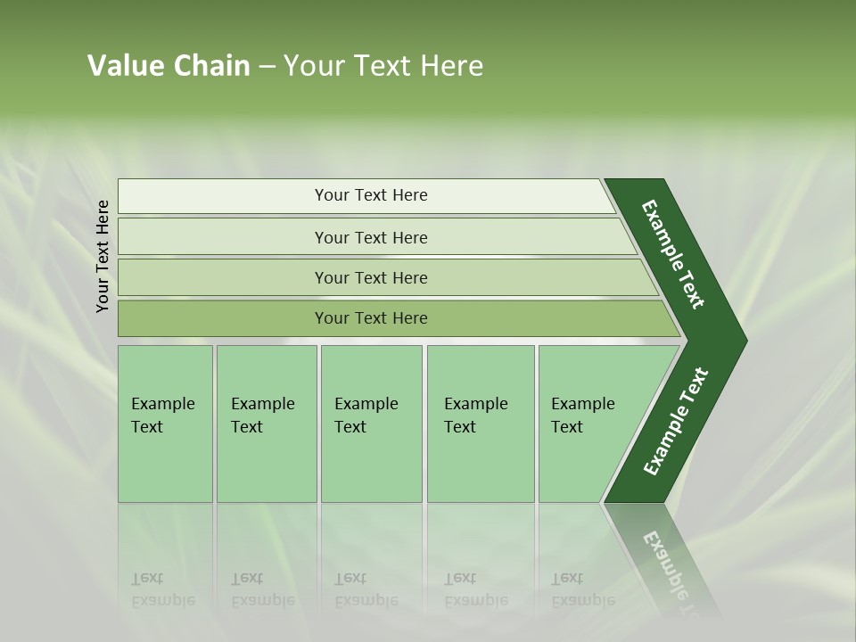 Macro Of A Golf Ball In The Rough (Long Grass Adjacent To The Fairway). PowerPoint Template