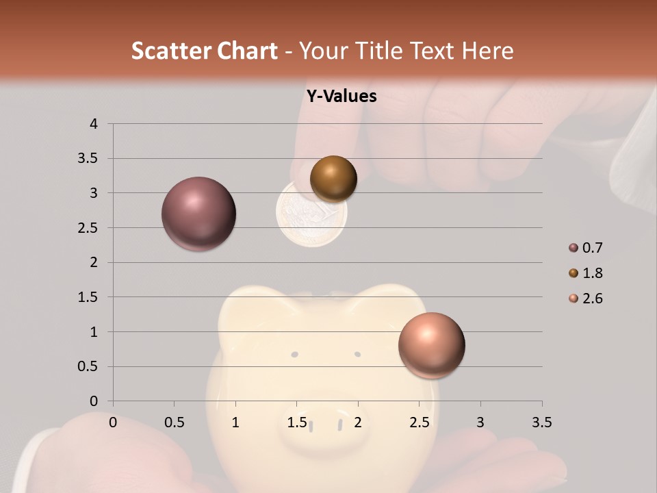 A Man In A Suit Holding A Piggy Bank PowerPoint Template