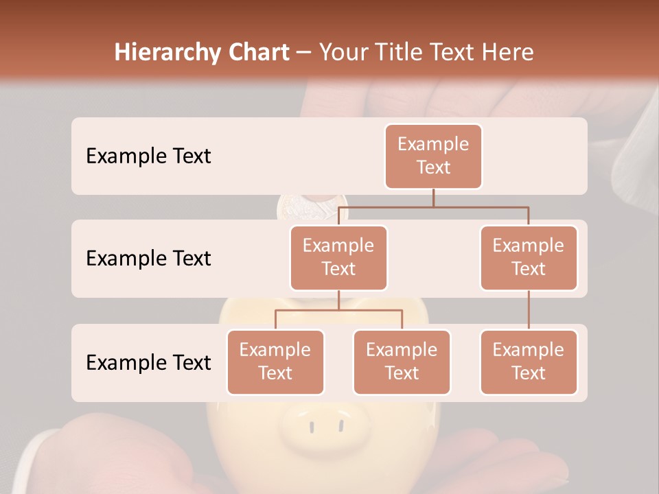 A Man In A Suit Holding A Piggy Bank PowerPoint Template