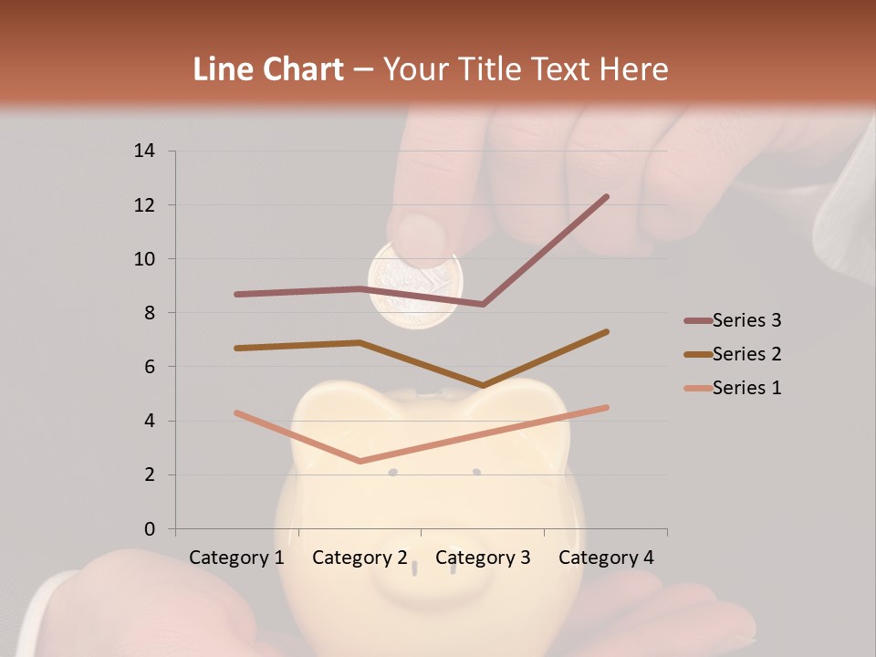 A Man In A Suit Holding A Piggy Bank PowerPoint Template