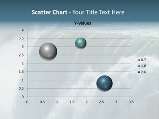 Close-Up Of Niagara Falls PowerPoint Template