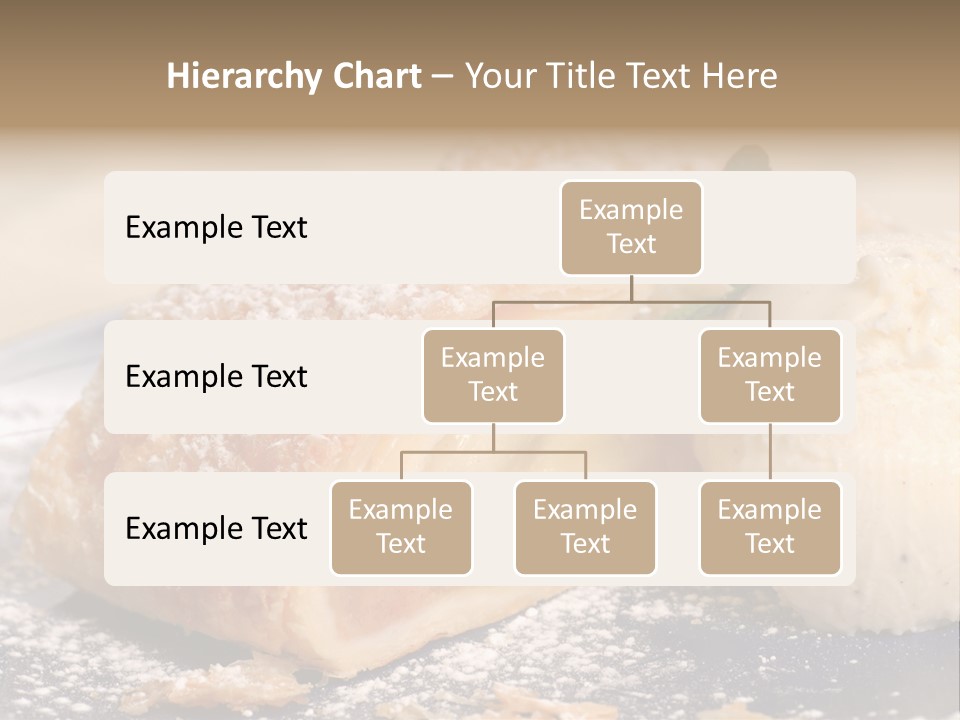 Freshly Baked Apple Strudel With Vanilla Ice Cream PowerPoint Template
