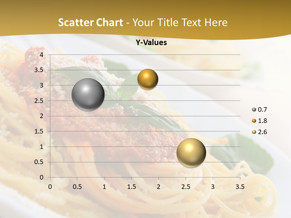 Pasta With Tomato Sauce Basil And Grated Parmesan PowerPoint Template