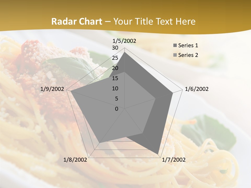 Pasta With Tomato Sauce Basil And Grated Parmesan PowerPoint Template