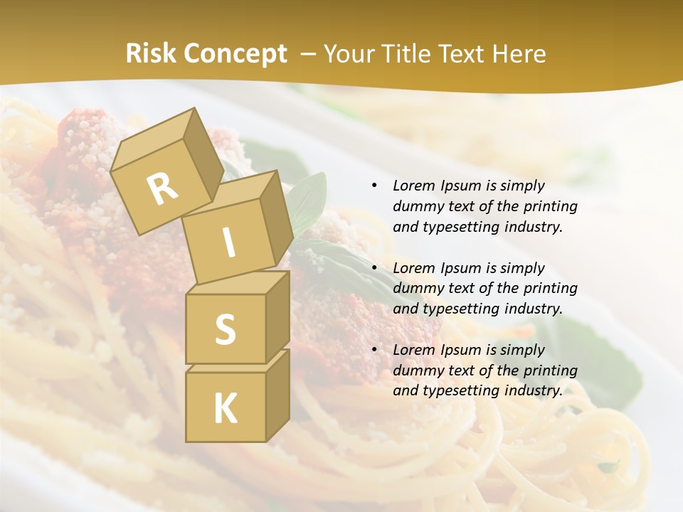 Pasta With Tomato Sauce Basil And Grated Parmesan PowerPoint Template