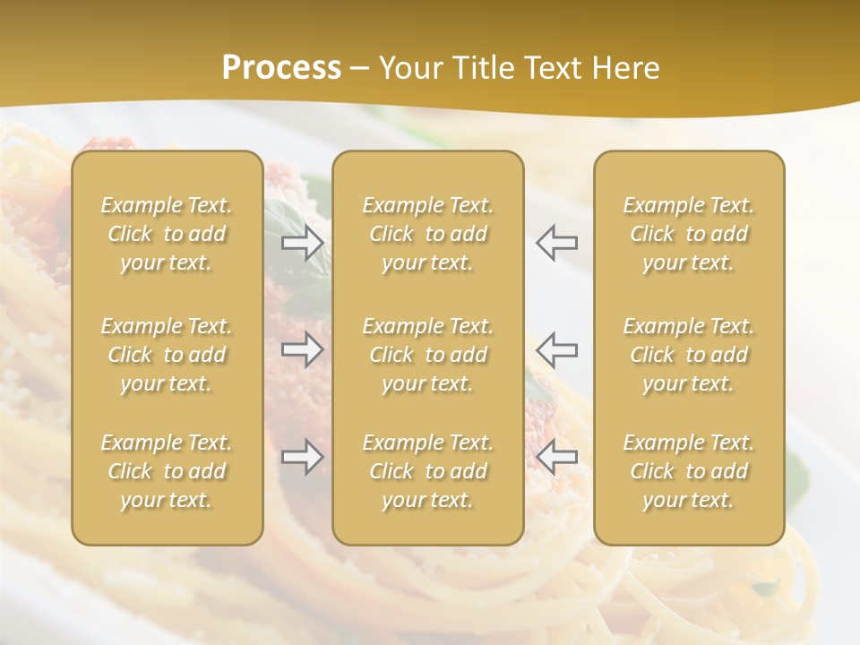 Pasta With Tomato Sauce Basil And Grated Parmesan PowerPoint Template