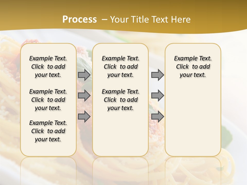 Pasta With Tomato Sauce Basil And Grated Parmesan PowerPoint Template