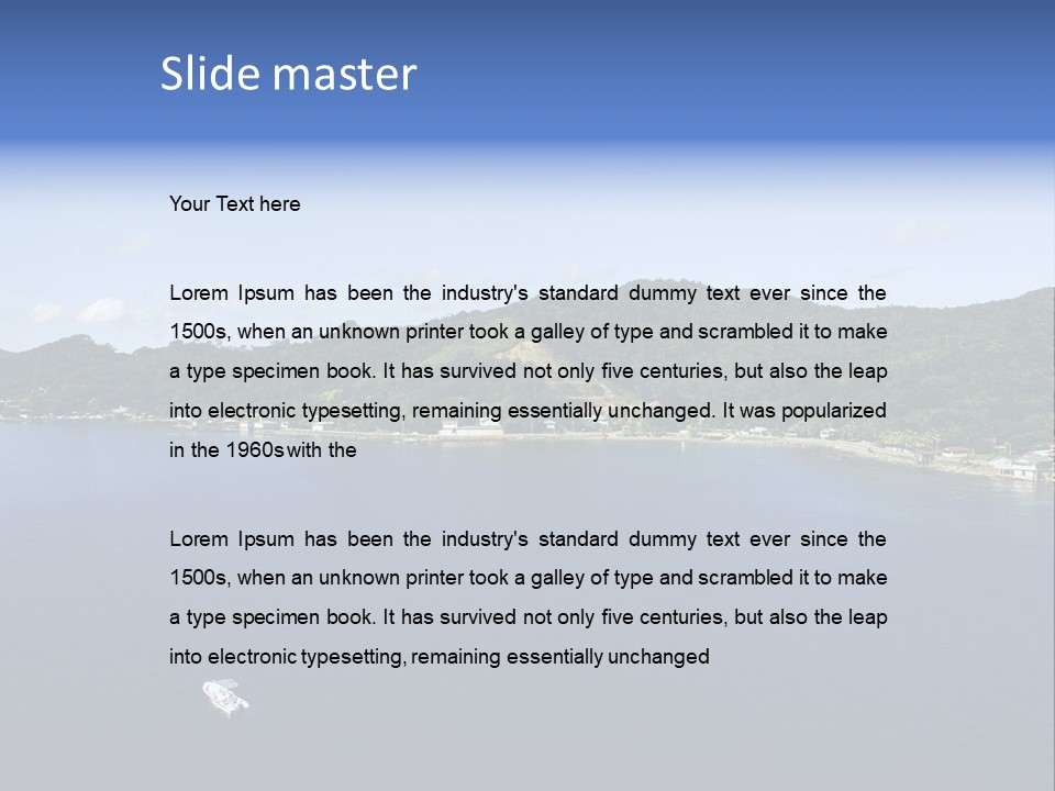 Honduras Island PowerPoint Template