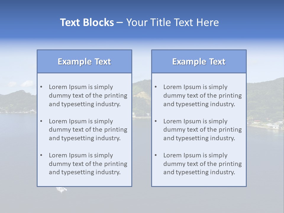 Honduras Island PowerPoint Template
