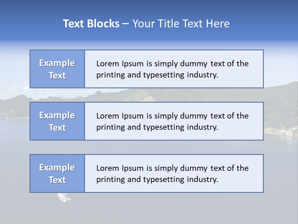 Honduras Island PowerPoint Template