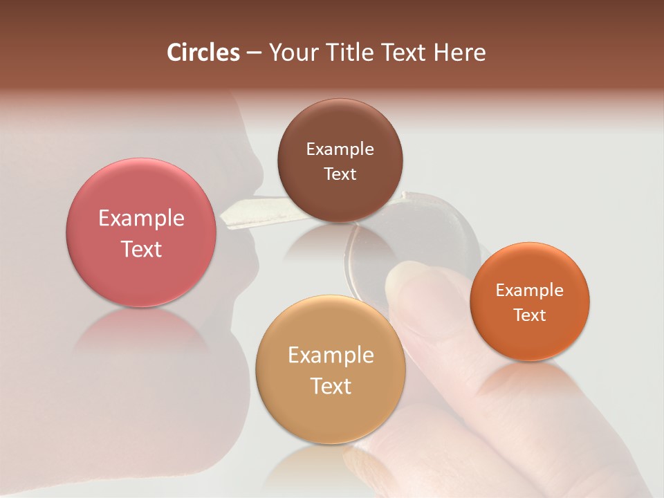 Extreme Macro Of Homeopathic Medications - Small White Balls And The Container PowerPoint Template
