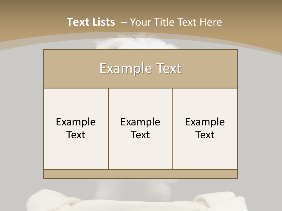 A Cute Little Dog Standing Next To A Big Bone PowerPoint Template