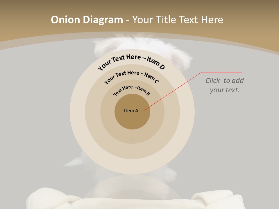 A Cute Little Dog Standing Next To A Big Bone PowerPoint Template