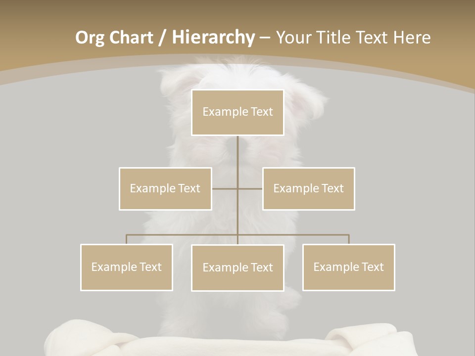 A Cute Little Dog Standing Next To A Big Bone PowerPoint Template
