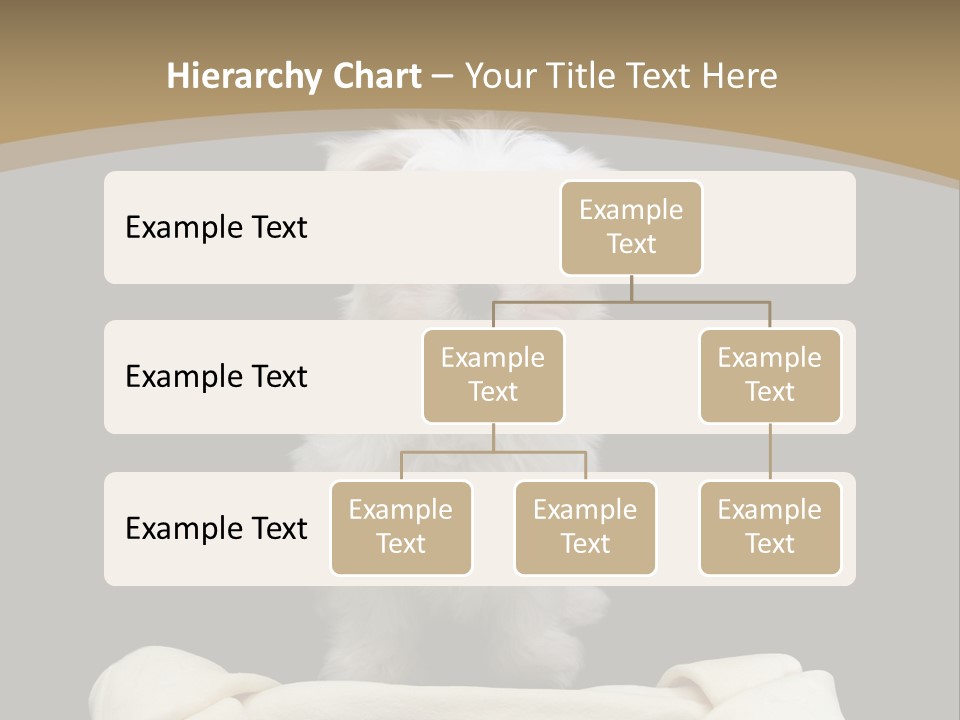 A Cute Little Dog Standing Next To A Big Bone PowerPoint Template