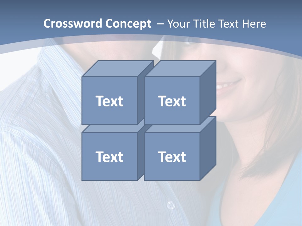 Attractive Young Happy Couple PowerPoint Template