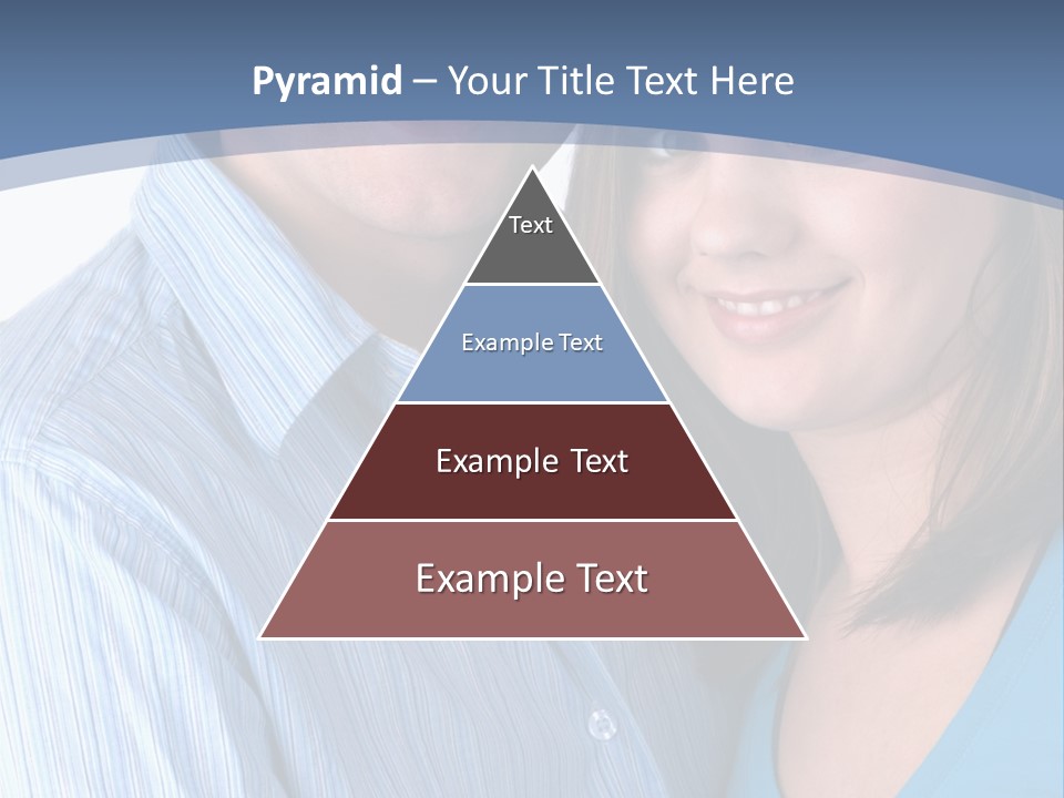 Attractive Young Happy Couple PowerPoint Template