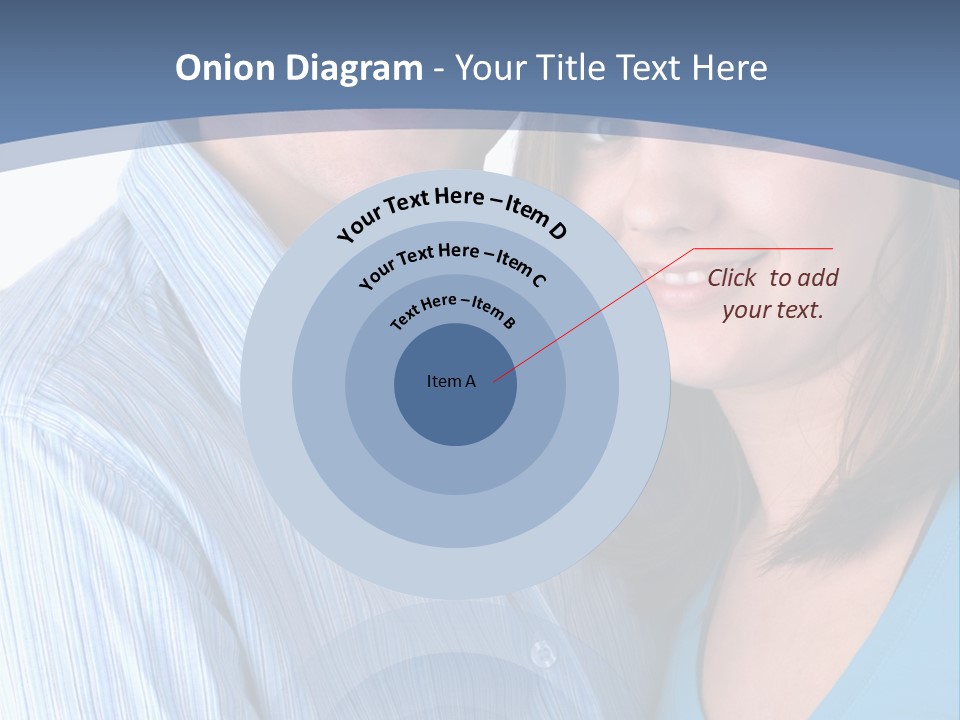 Attractive Young Happy Couple PowerPoint Template