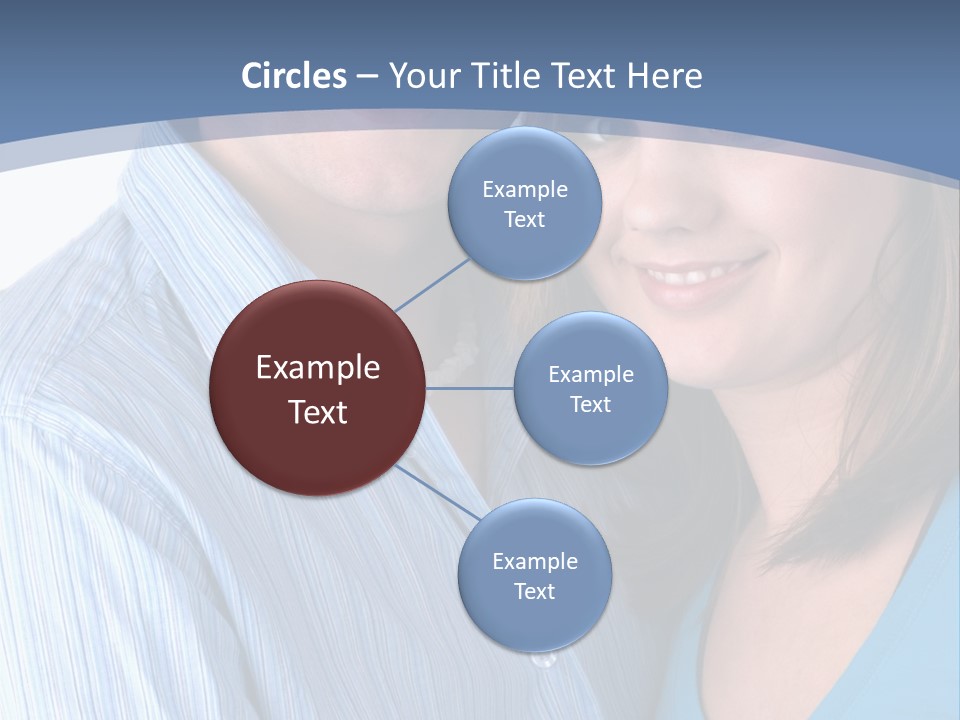 Attractive Young Happy Couple PowerPoint Template